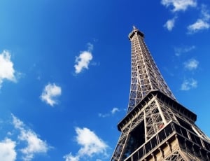 low angle photography of eiffel tower thumbnail