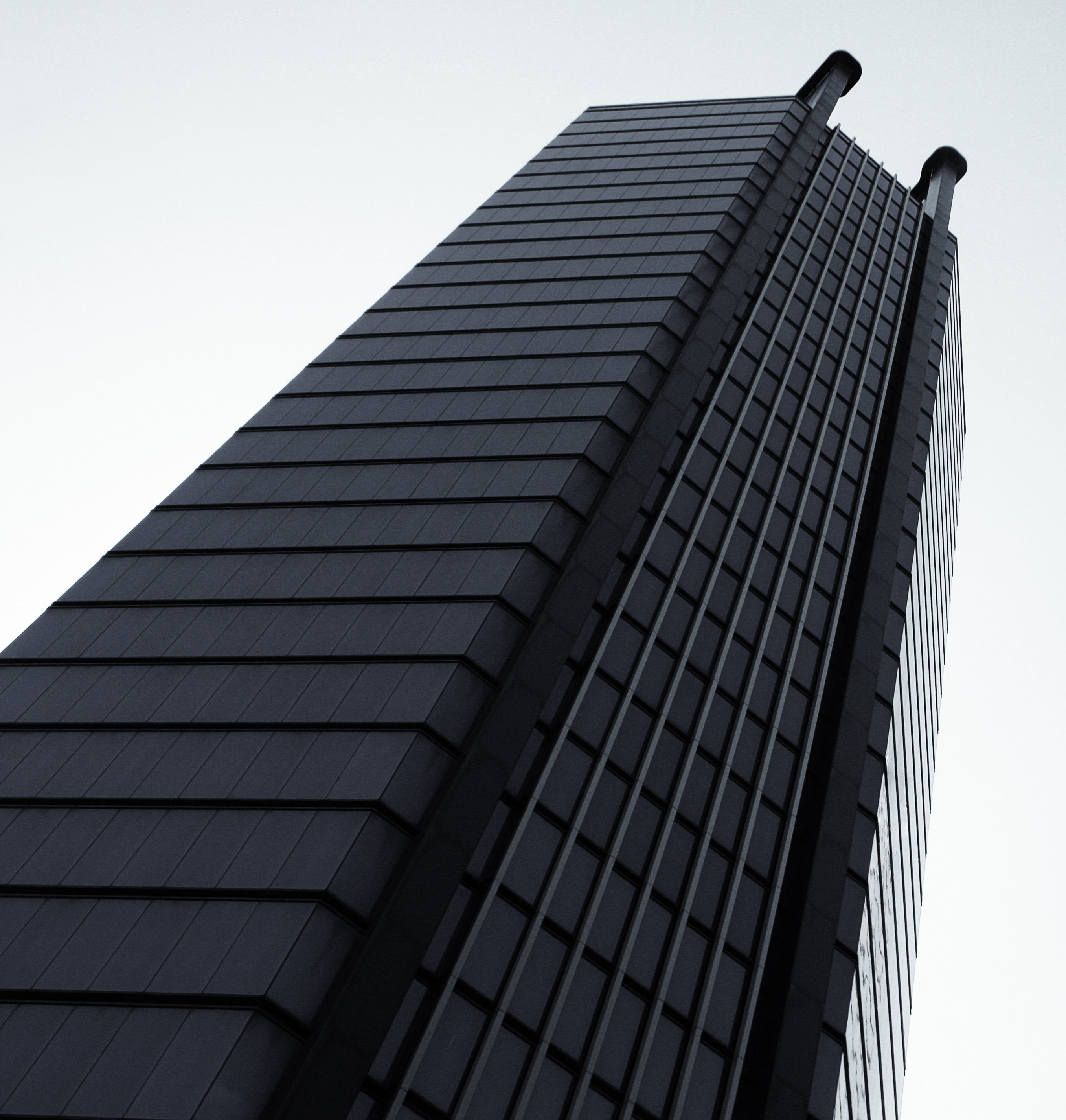 black high rise building