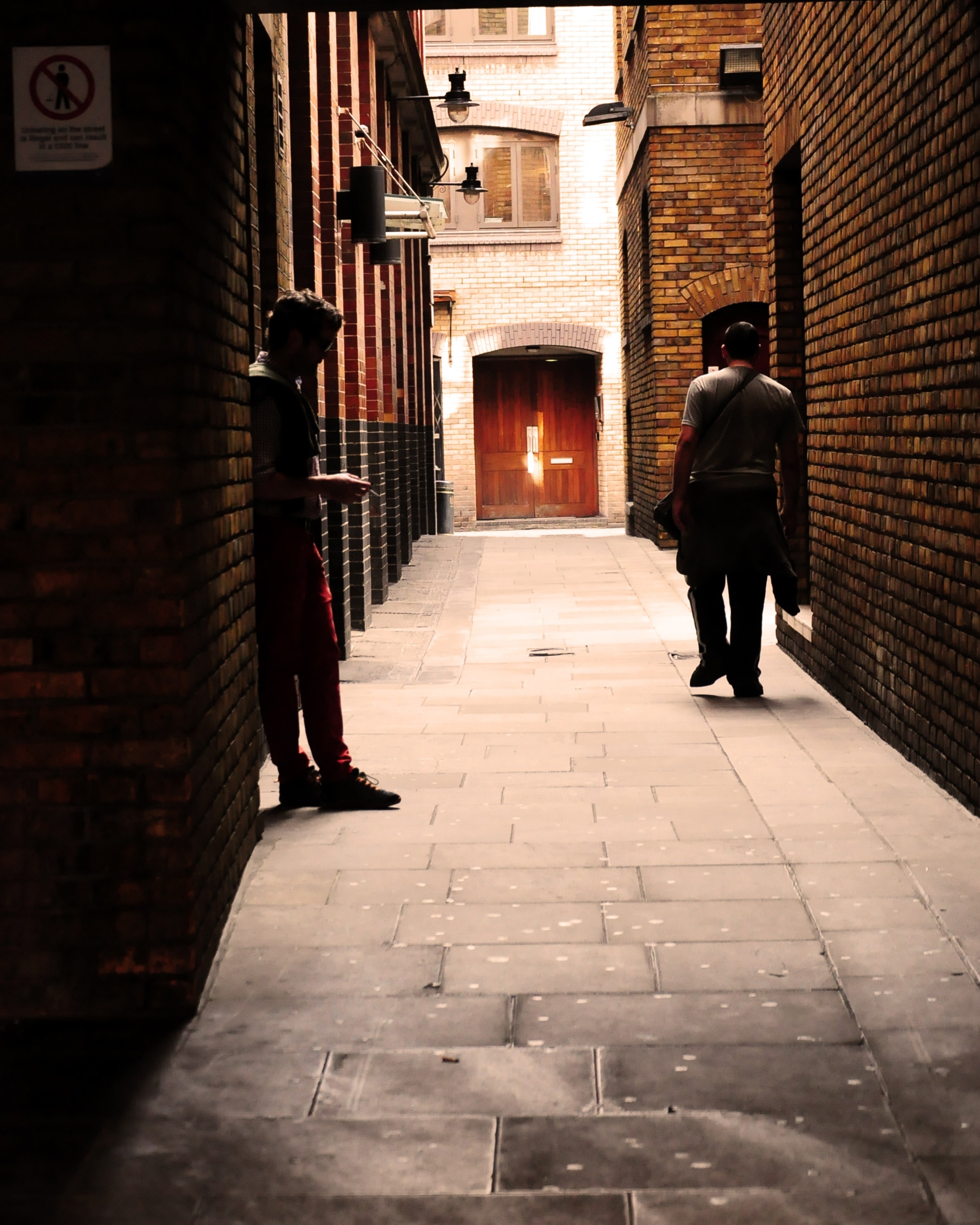 Street, United Kingdom, Lonely, only men, men