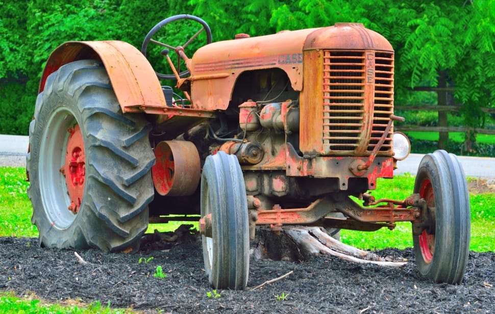 orange tractor preview
