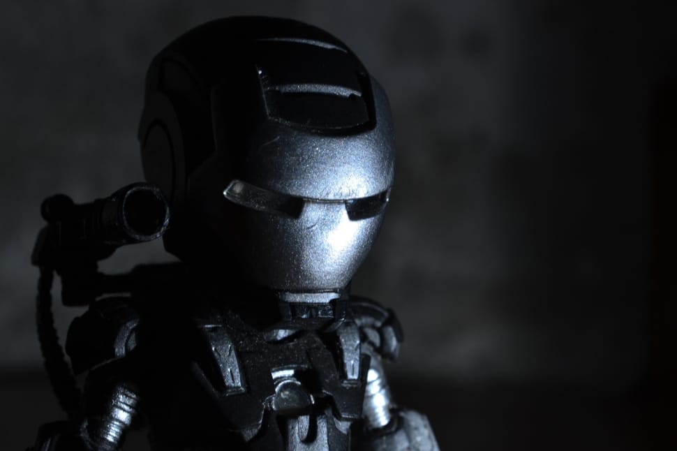 black iron man miniature preview
