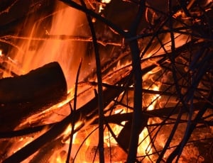 Easter Fire, Customs, March, Fire, night, no people thumbnail