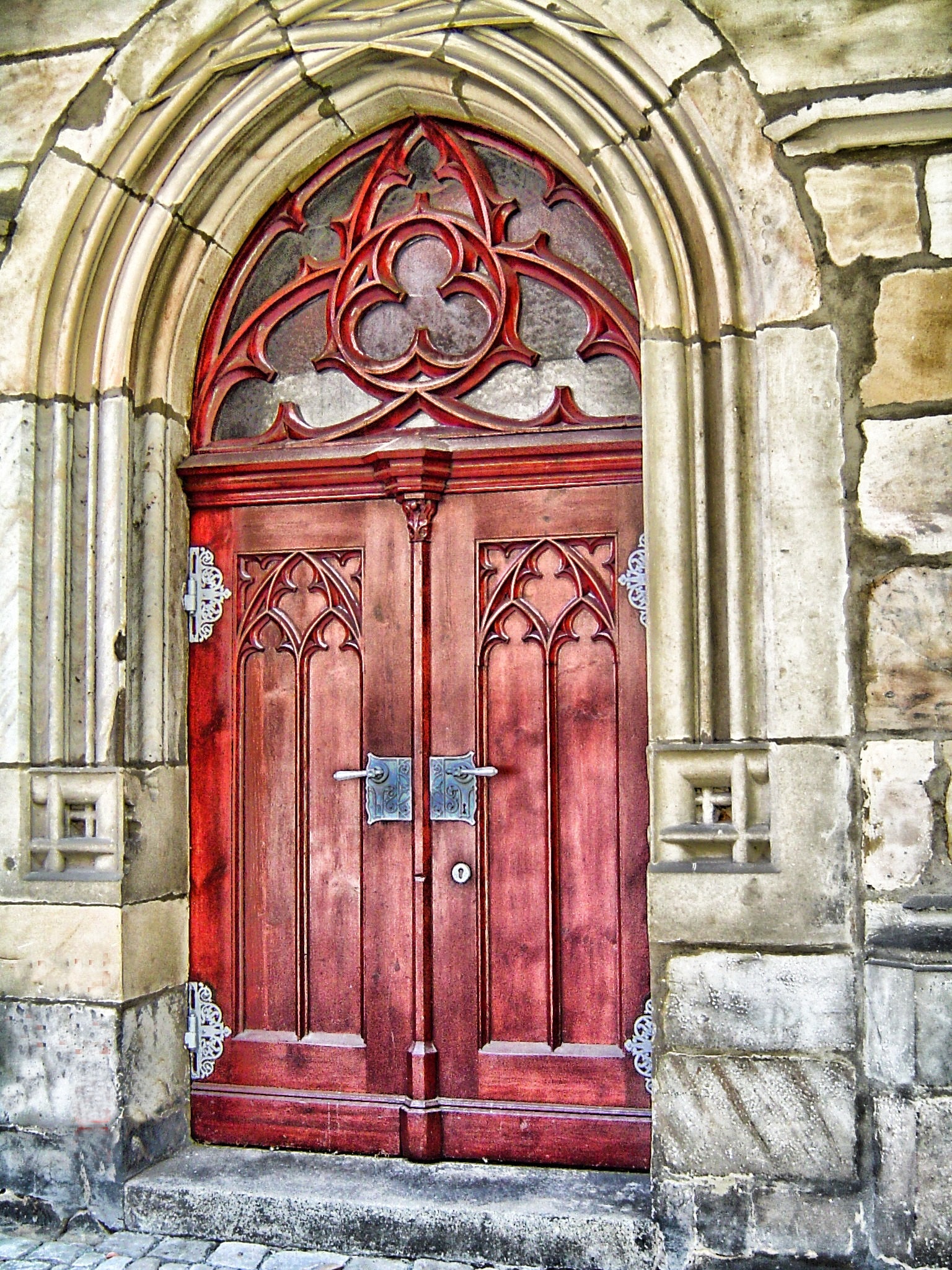 Church, Bayreuth, Building, Germany, door, closed