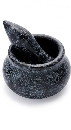 black mortar and pestle thumbnail