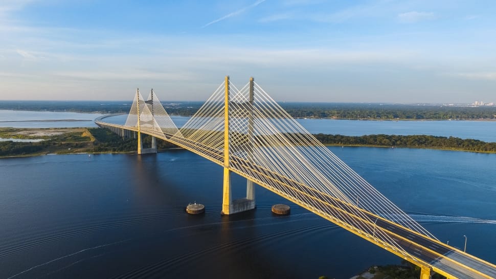 beige concrete suspension bridge at daytime preview