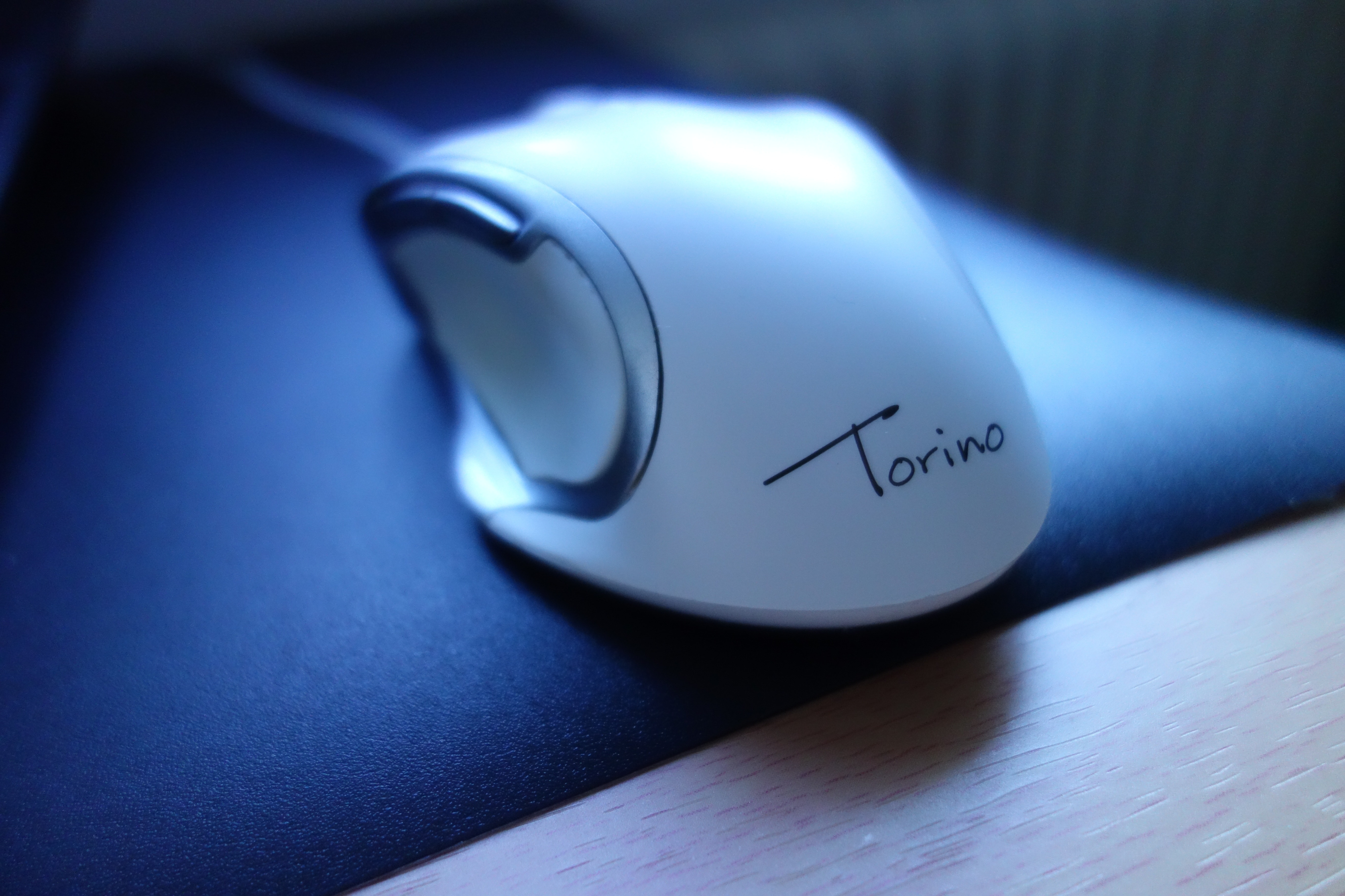 white and silver torino mouse