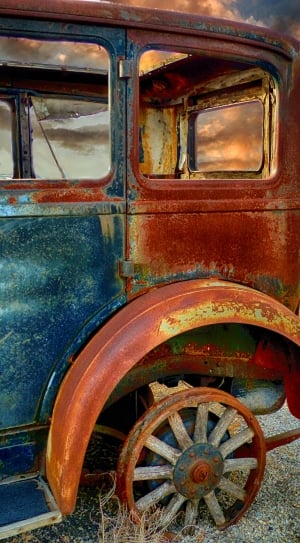 Car, Oldtimer, Vintage, Old, Rusty, obsolete, transportation thumbnail