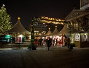 Gendarmenmarkt, Weihnachts Zauber, night, illuminated thumbnail
