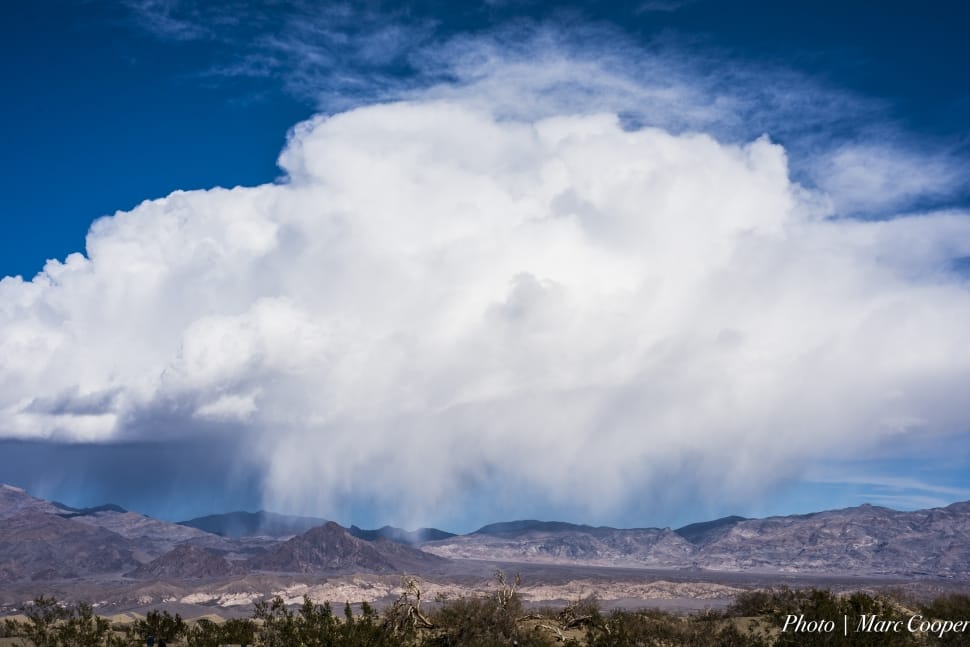 white cloud in Death Valley preview