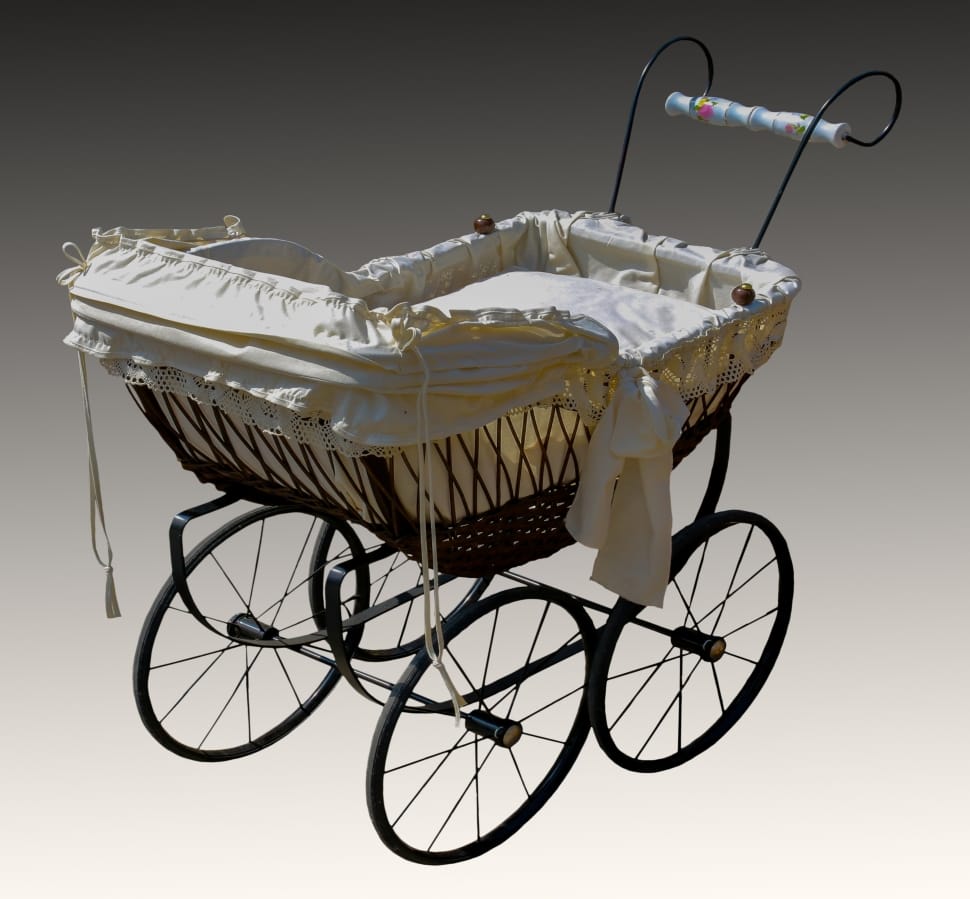 Baby Carriage, Old, Nostalgia, Nostalgic, bicycle, food preview