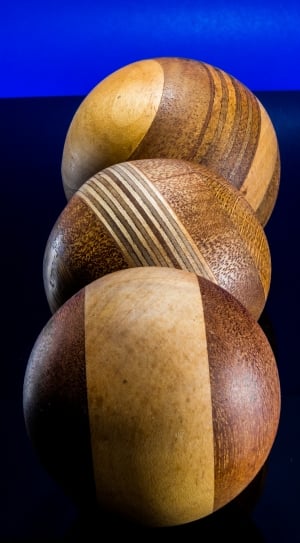 Wooden Ball, Turned, Hand Labor, studio shot, food and drink thumbnail