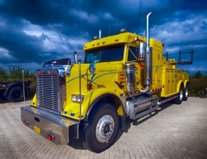 yellow heavy truck thumbnail