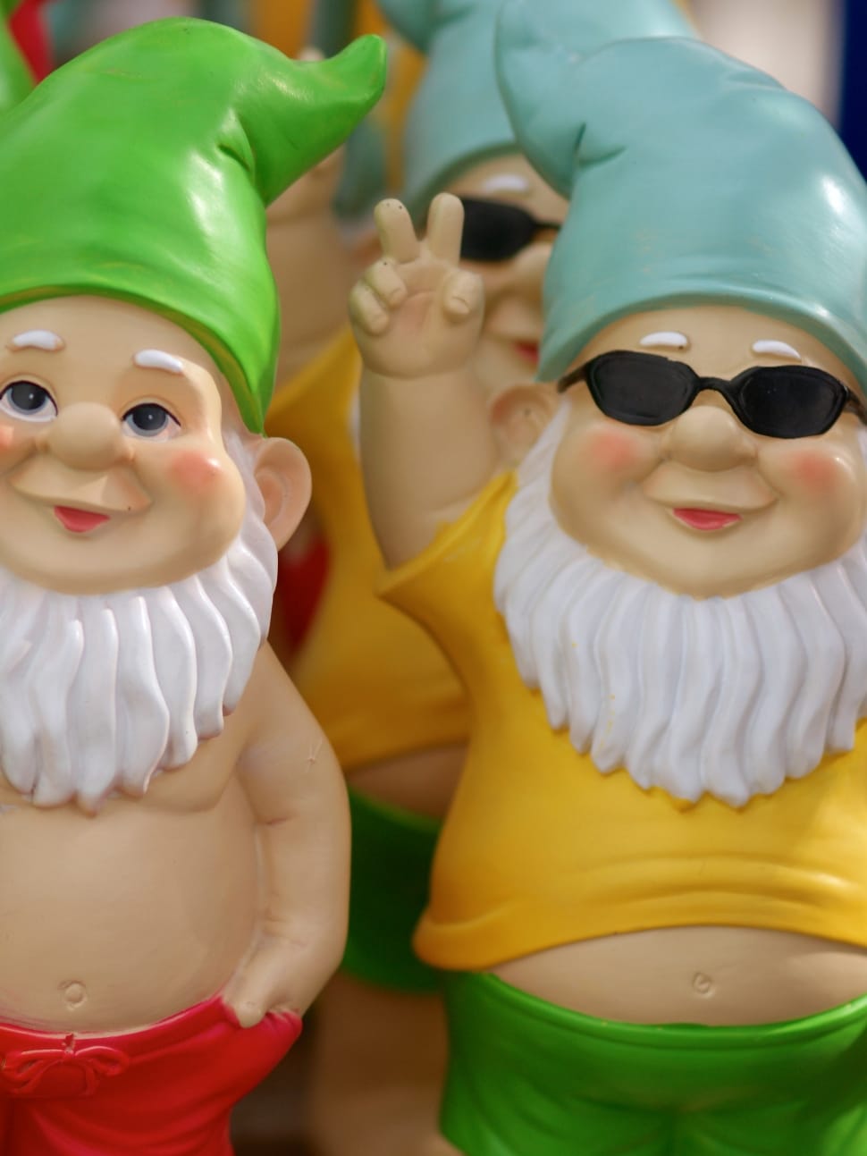 Garden Gnome, Colorful, Funny, Summer, childhood, child preview