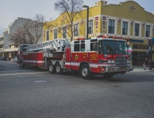 red and white firetruck thumbnail