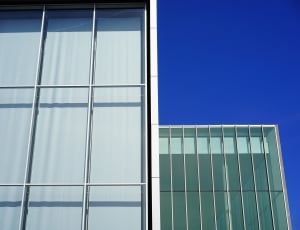silver steel frame glass building thumbnail