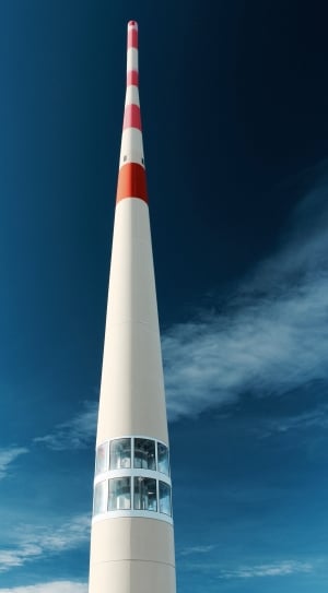 white and red airport tower thumbnail