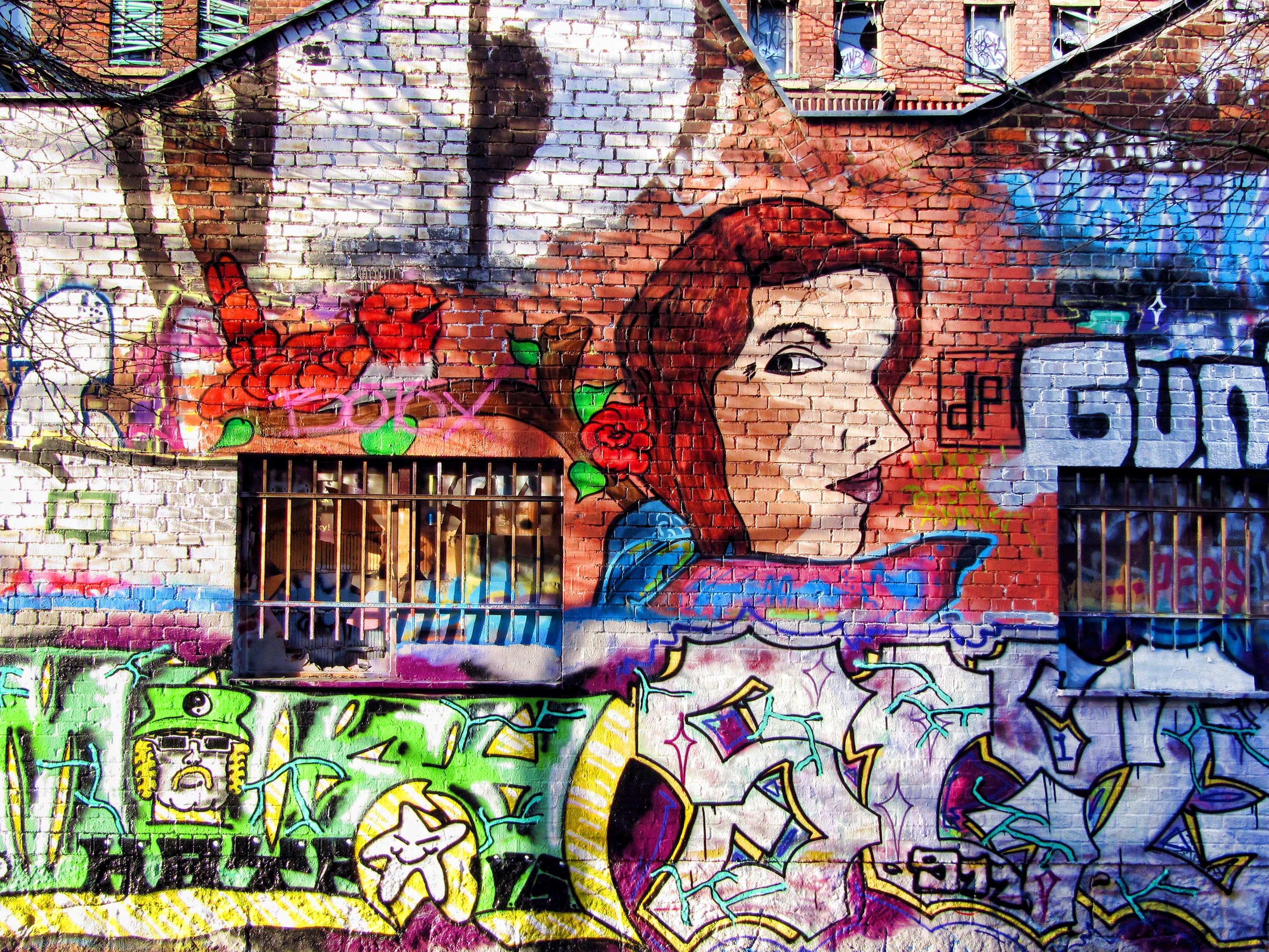 Graffiti, Art, Wall Painting, Spray, graffiti, multi colored