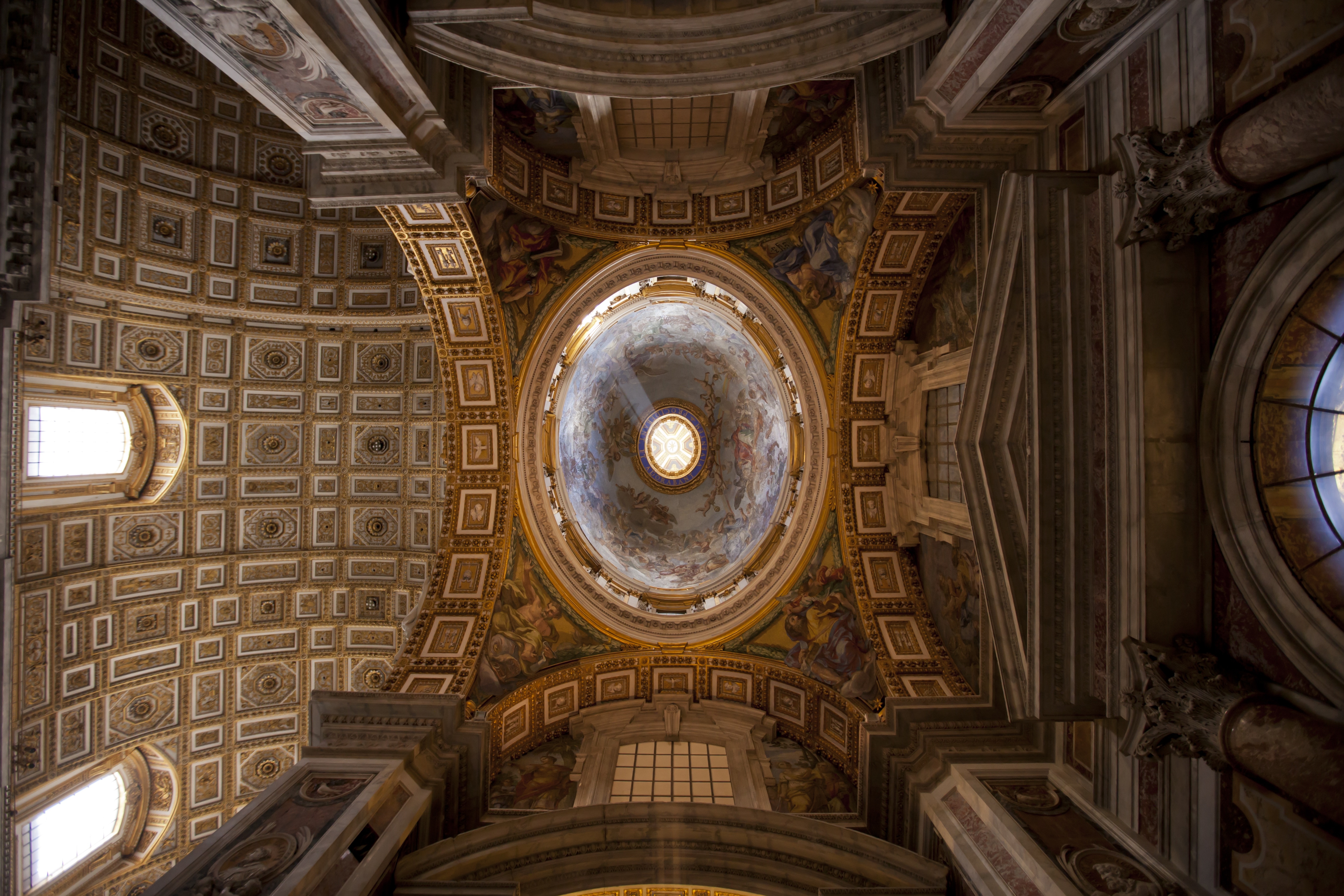 brown ceiling decoration