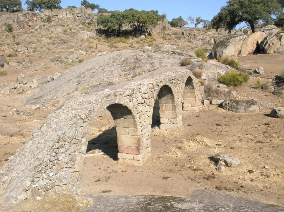 Plasencia, Bridge, Aqueduct, old ruin, arch preview