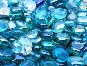 Blue, Glass, Bright, Green, Crystal, blue, full frame thumbnail