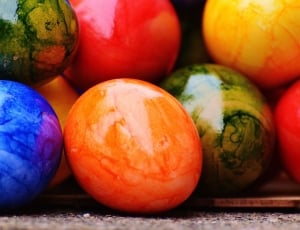 multi color marble toy ball thumbnail