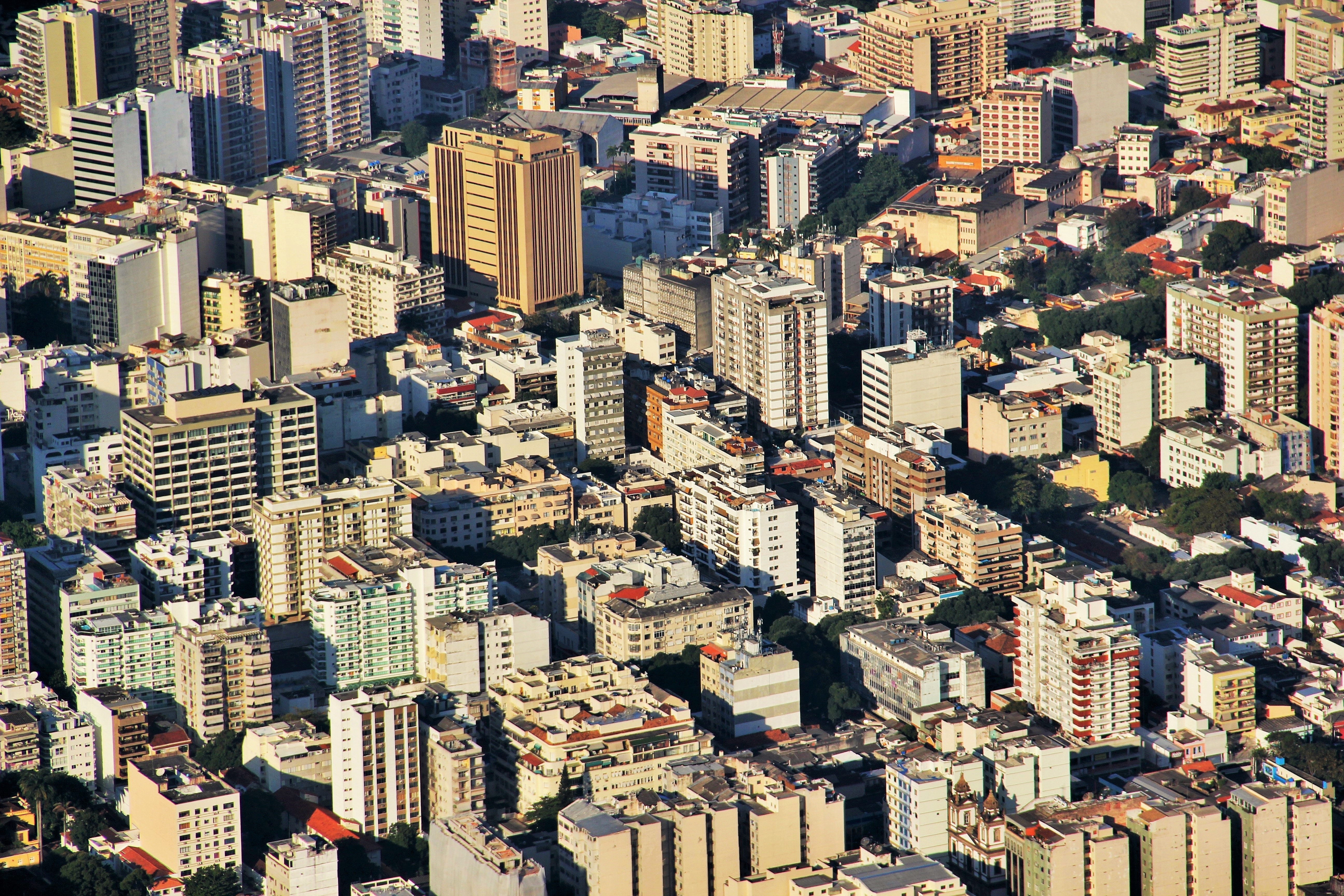 View From Sugarloaf, Rio, skyscraper, cityscape