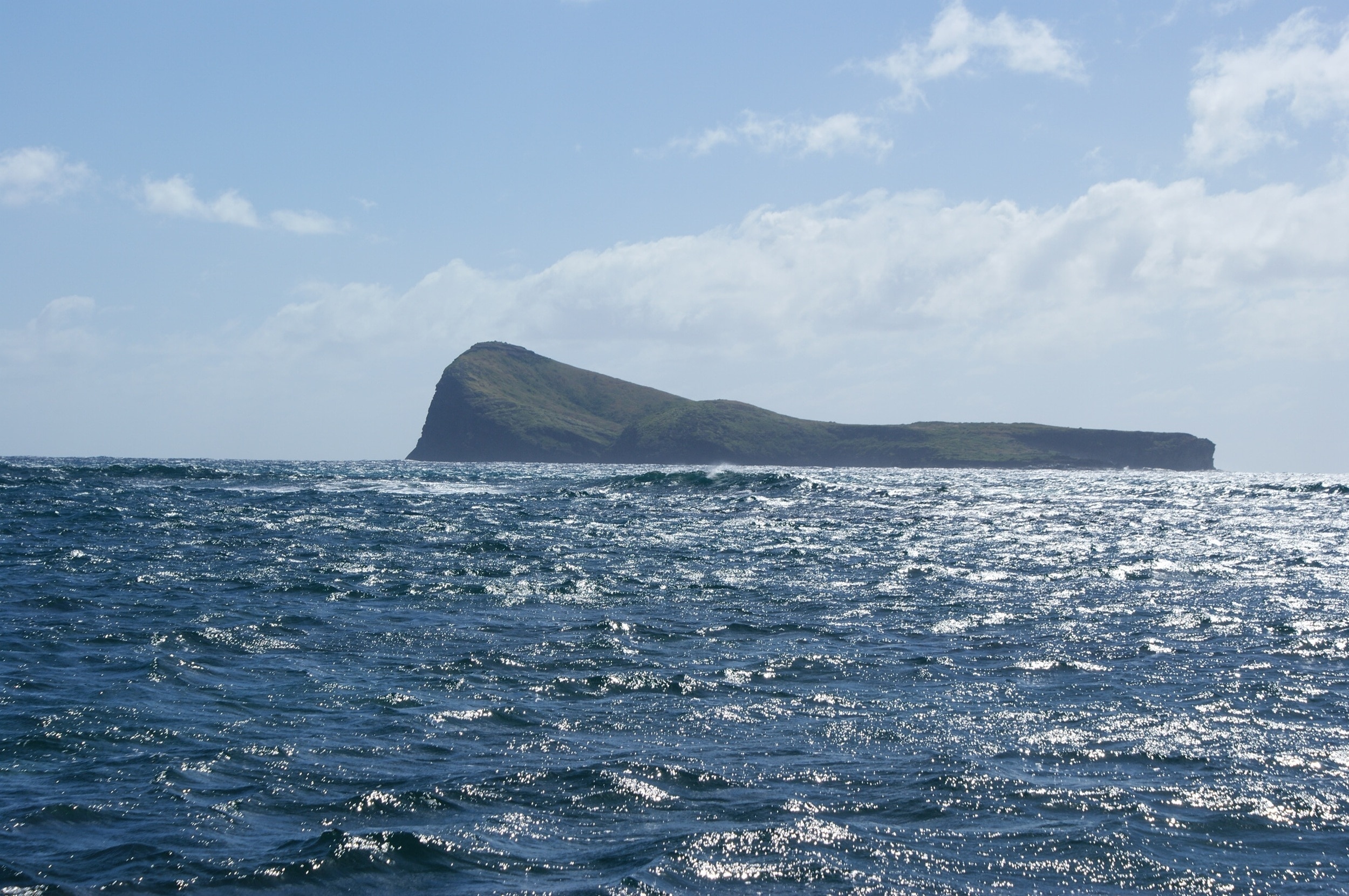 photograph of Island at a distant