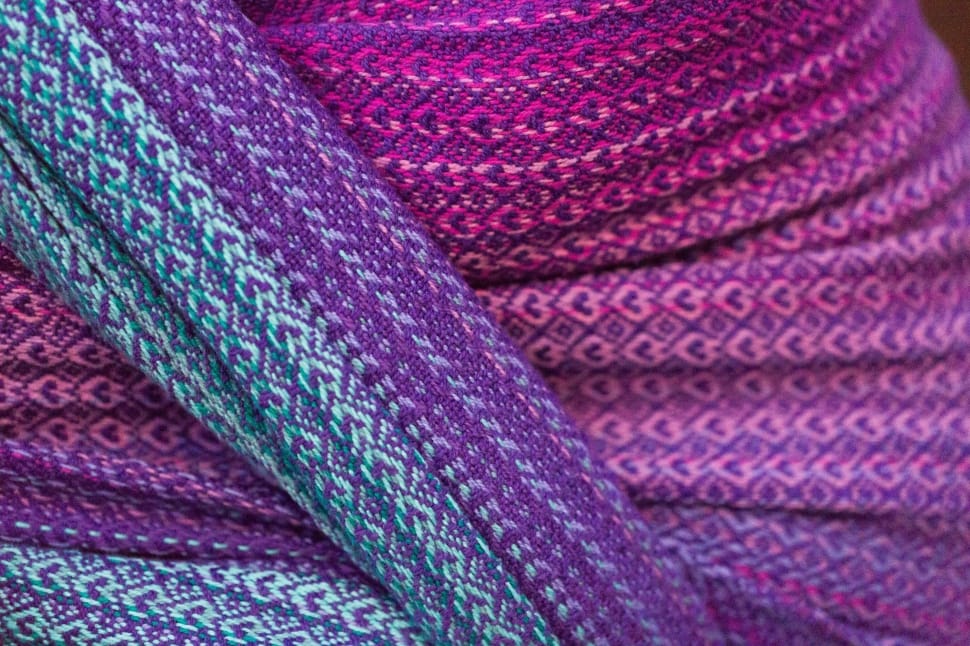 pink purple and blue textile preview