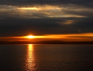 open sea during sunset thumbnail