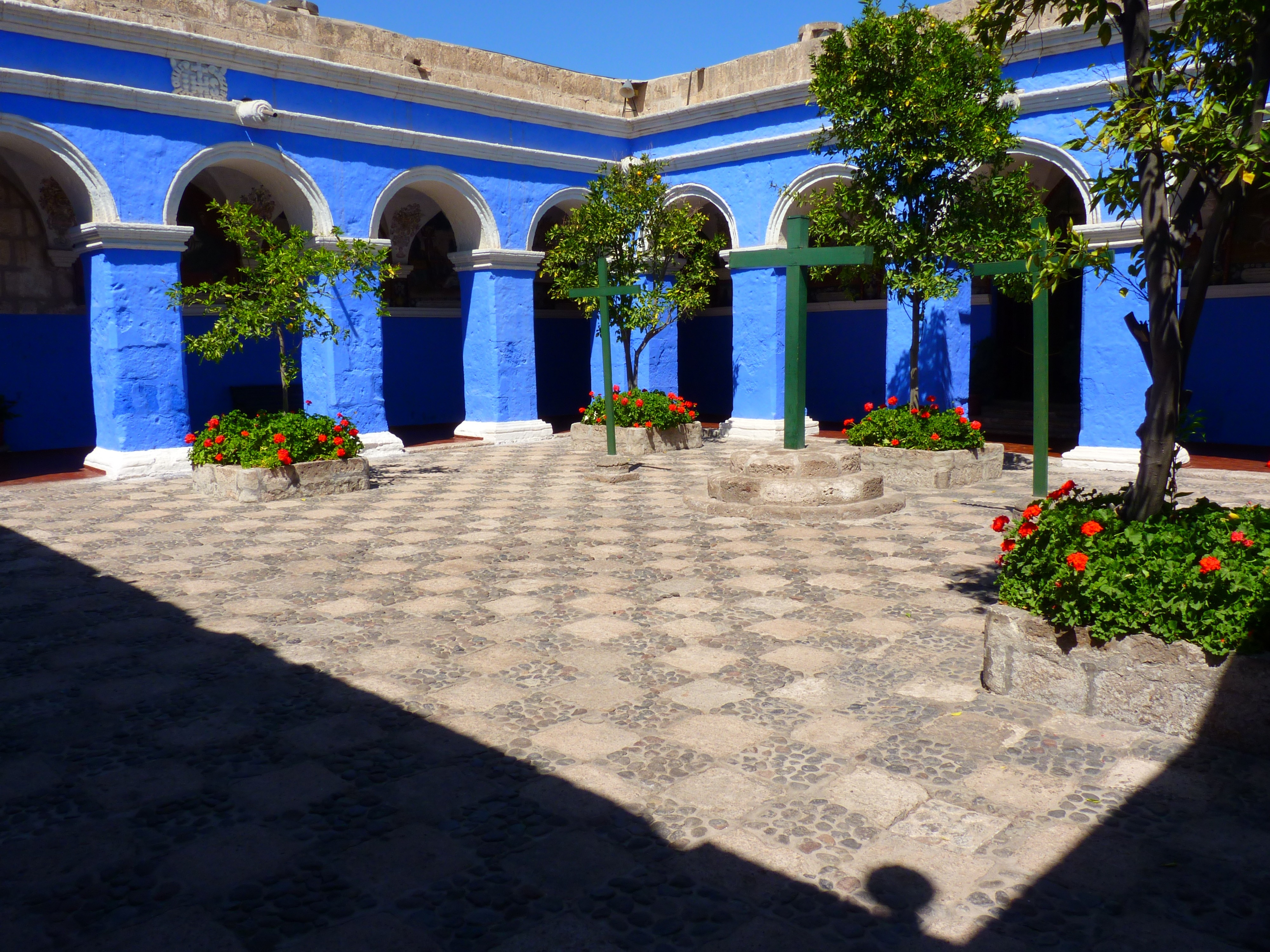 Peru, Inenhof, Monastery Santa Cathalina, shadow, outdoors