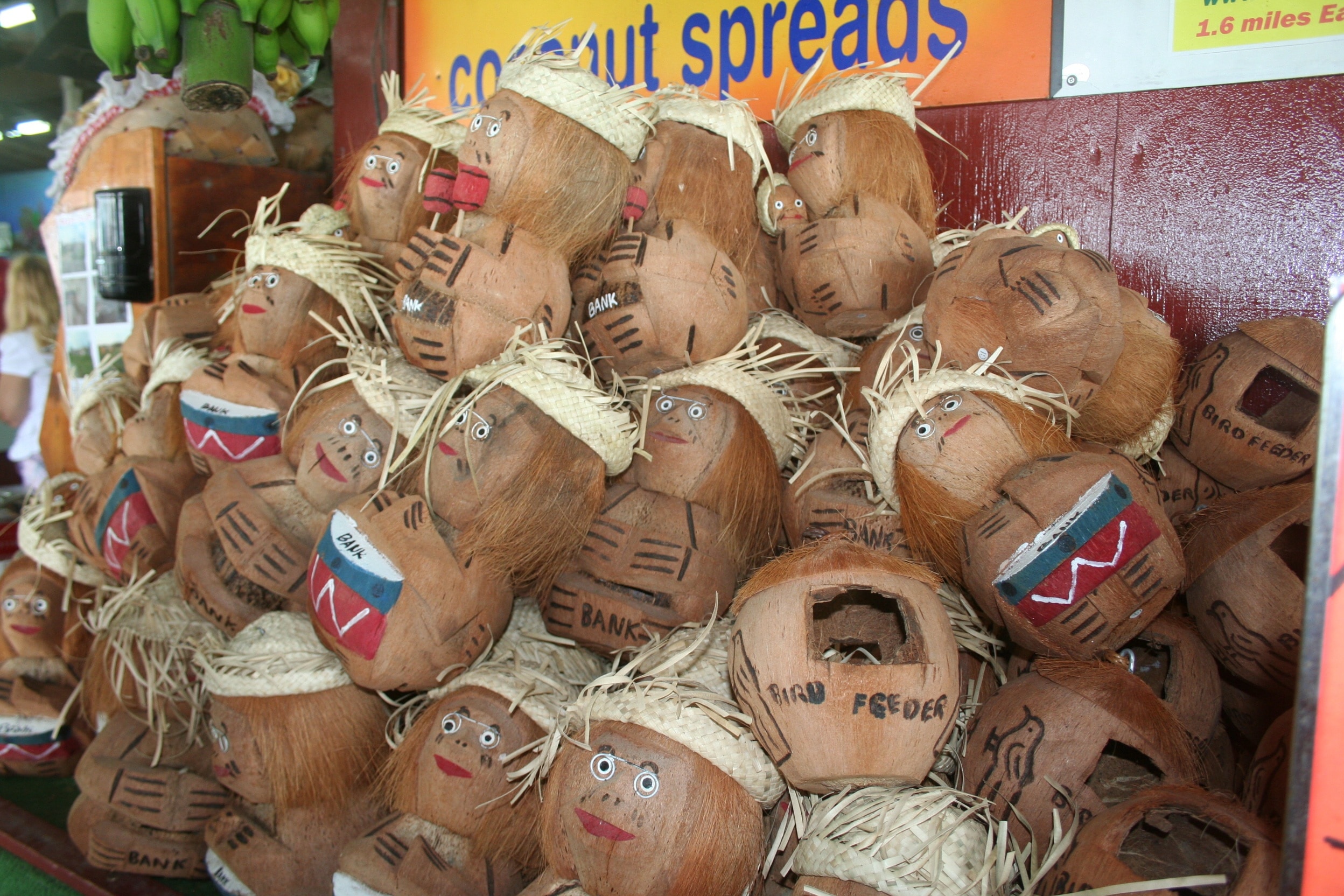 coconut husk dolls