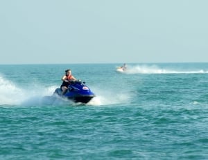 blue personal water craft thumbnail