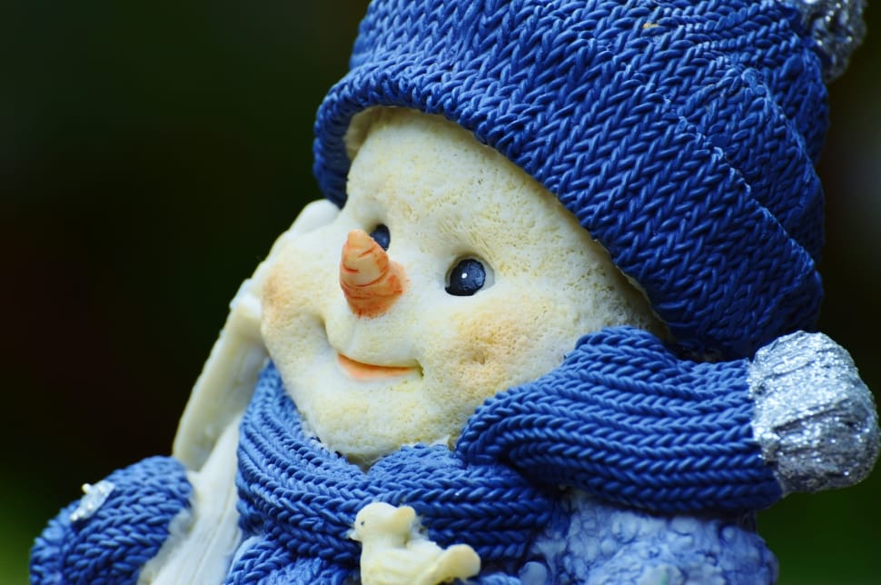 Snow Man, Fig, Snowmen, Winter, Snow, close-up, wool preview