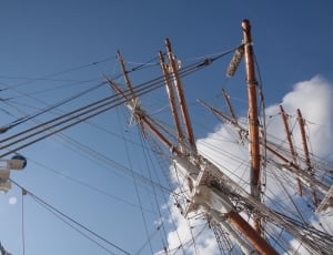 Rigging, Three Masted, Sailing Vessel, sky, industry thumbnail
