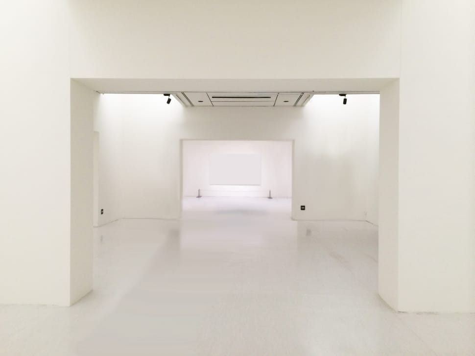 Museum, Box, Blank, Exhibition, White, corridor, door preview