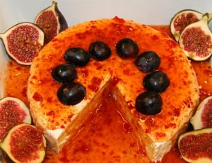 Dessert, Cheese, Brie, Chili, Figs, food and drink, close-up thumbnail