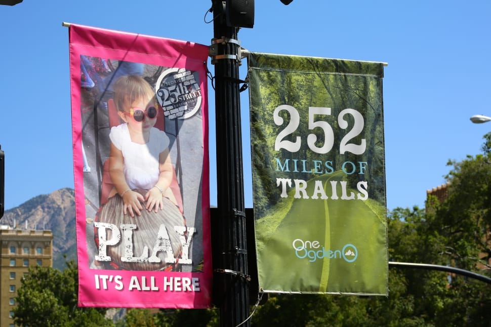 green 252 miles of trails poster preview