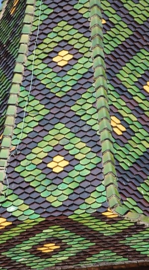 green brown and black building roof thumbnail