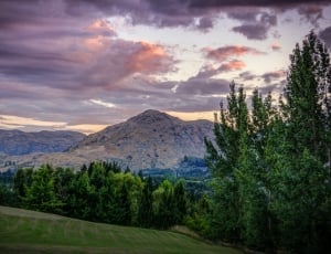 Arrowtown, New Zealand, Sunset, mountain, cloud - sky thumbnail