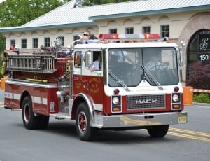 Fire Truck, Firefighter, Parade, Truck, red, transportation thumbnail