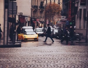 streetwalk photo of cars and motorcycles thumbnail