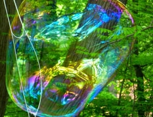 Fly, Weightless, Soap Bubble, Shimmer, multi colored, bubble thumbnail