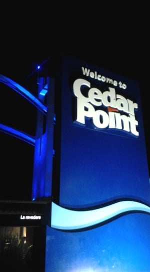 welcome to cedar point signage thumbnail