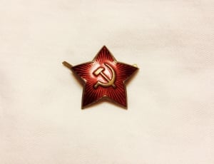 red and brown star badge thumbnail