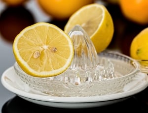 clear glass lemon squeezer thumbnail