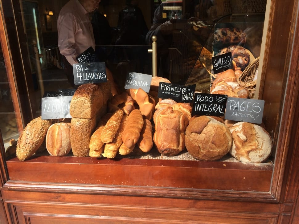 assorted size of breads preview