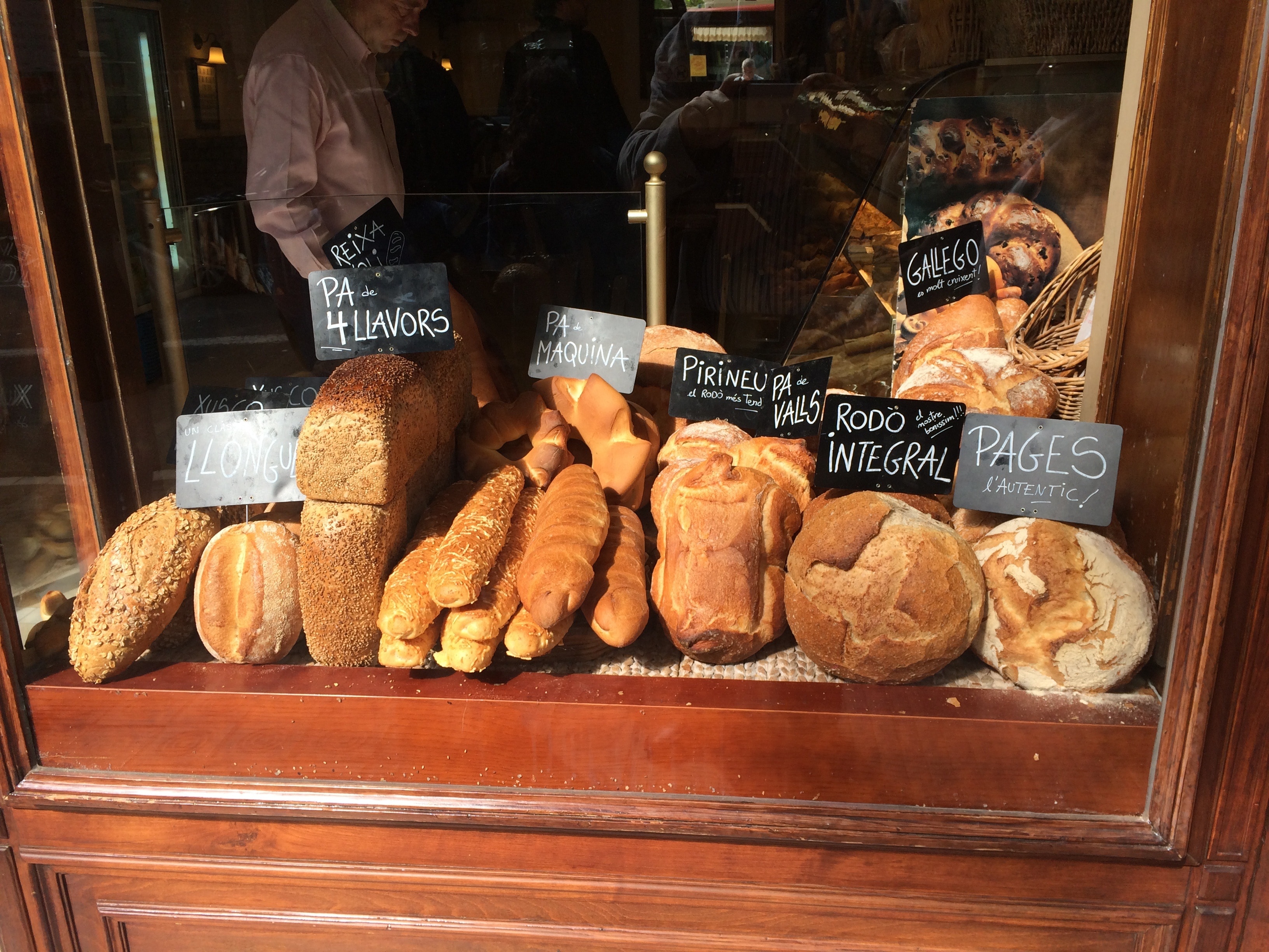 assorted size of breads