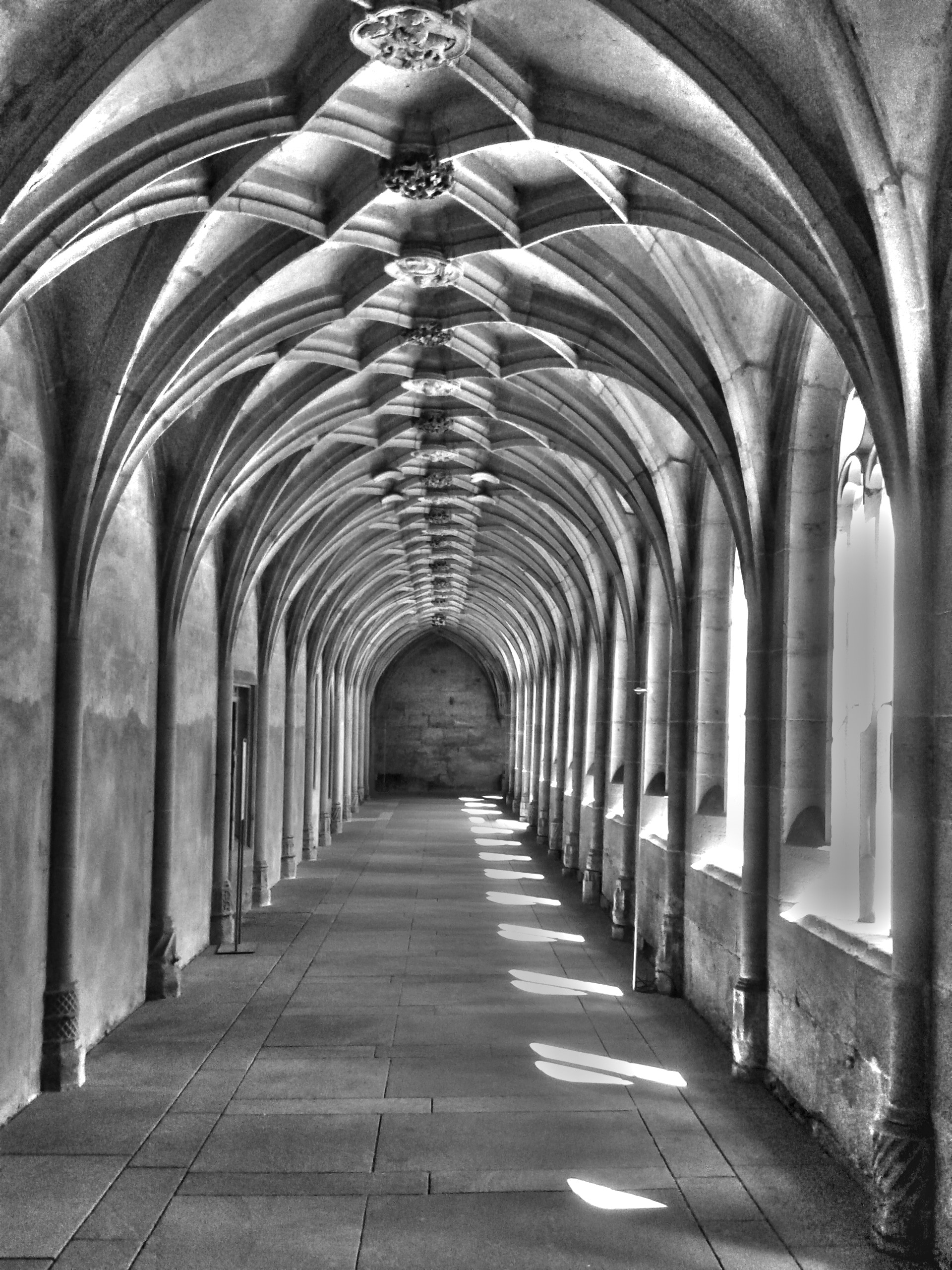 Building, Architecture, Vault, Cloister, arch, indoors