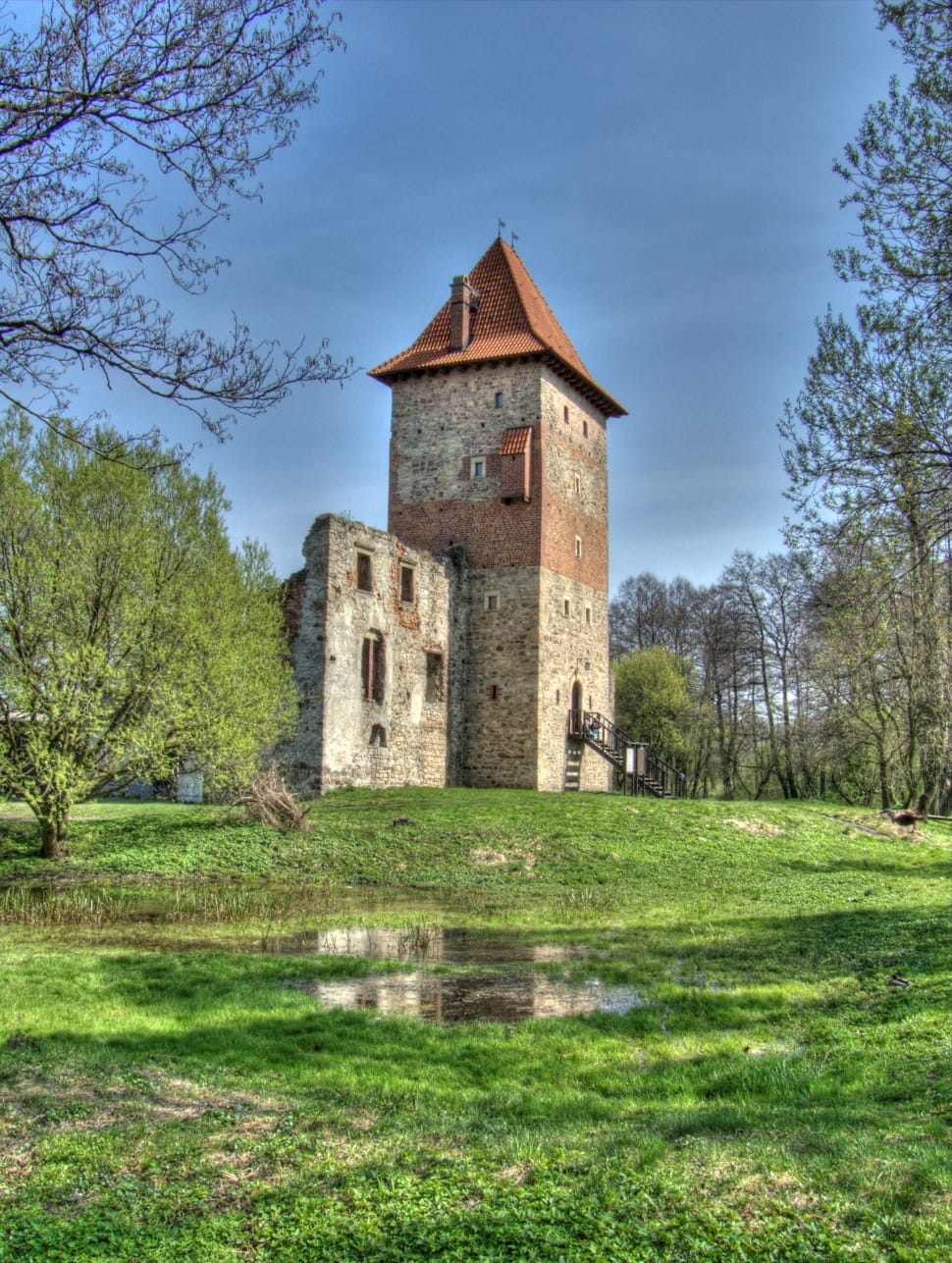 Brick, Poland, Castle, Hdr, Tower, Stone, house, abandoned preview