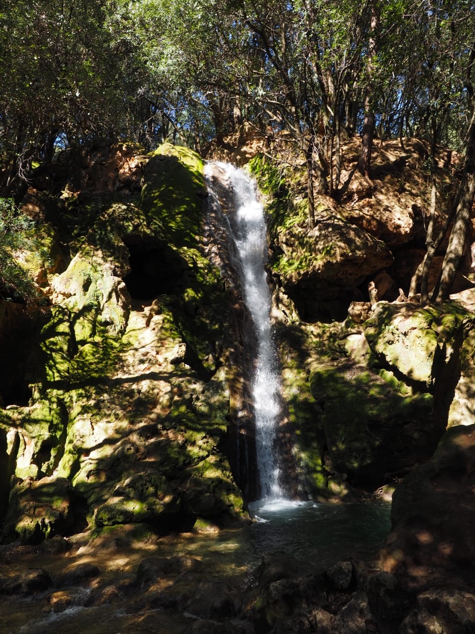 Salt Des Freu, Bach, Waterfall, Mallorca, waterfall, motion preview